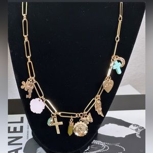 Necklace with Beautiful gold charm